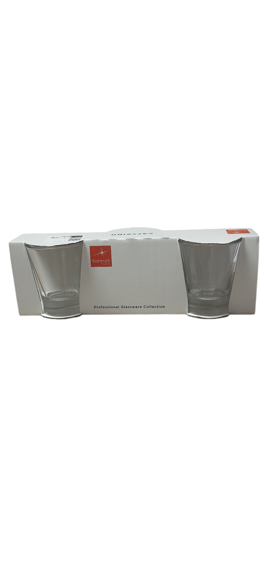 Set 3 bicchierini da caffè in vetro