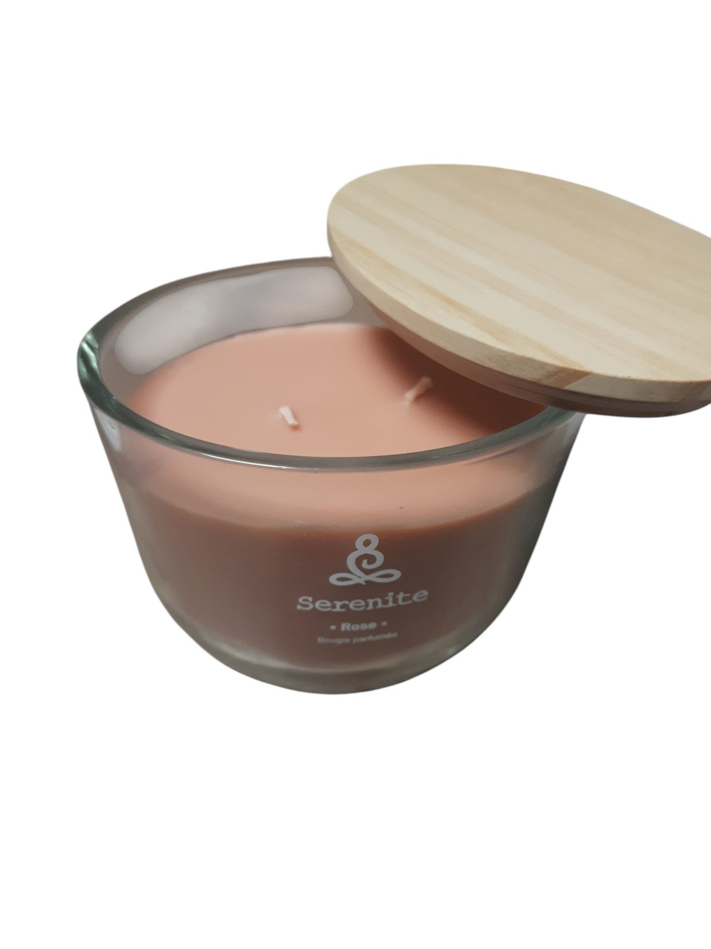 Candela cera profumata alla rosa