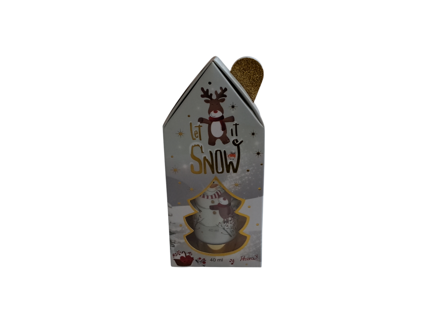 Confezione regalo a casetta con lima e crema mani
