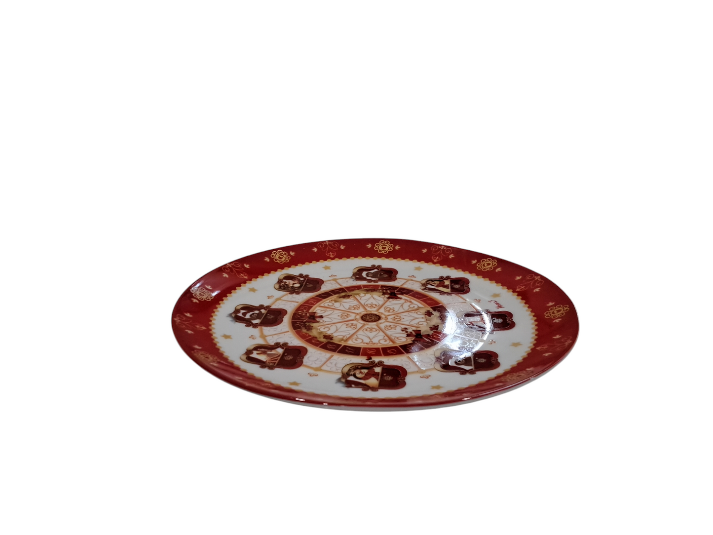 Piatto in ceramica natalizio
