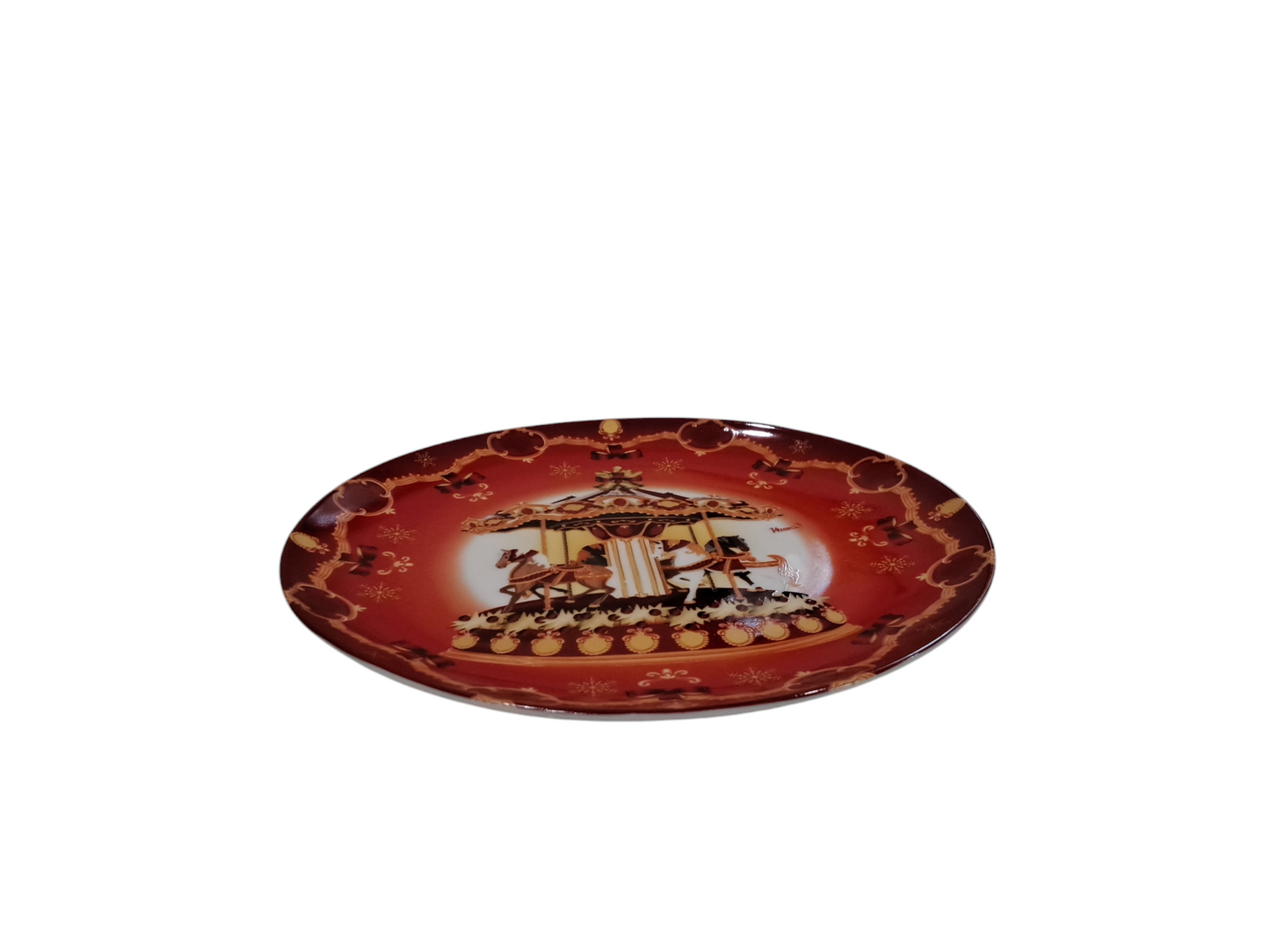 Piatto in ceramica natalizio