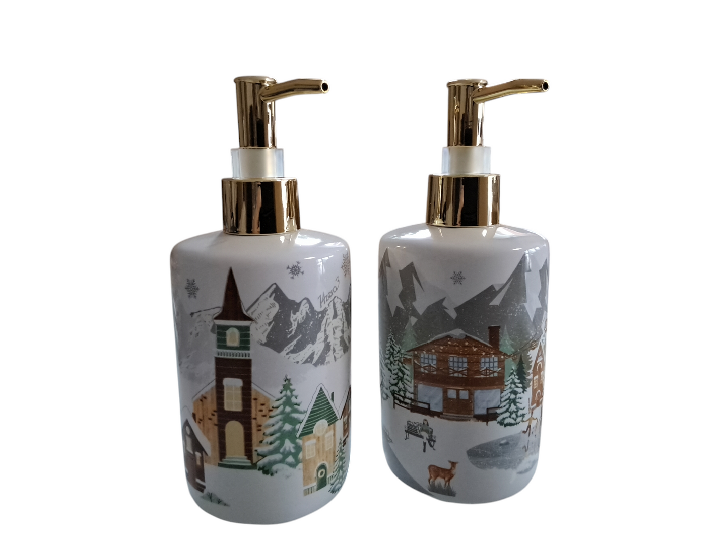 Dispenser per sapone in ceramica