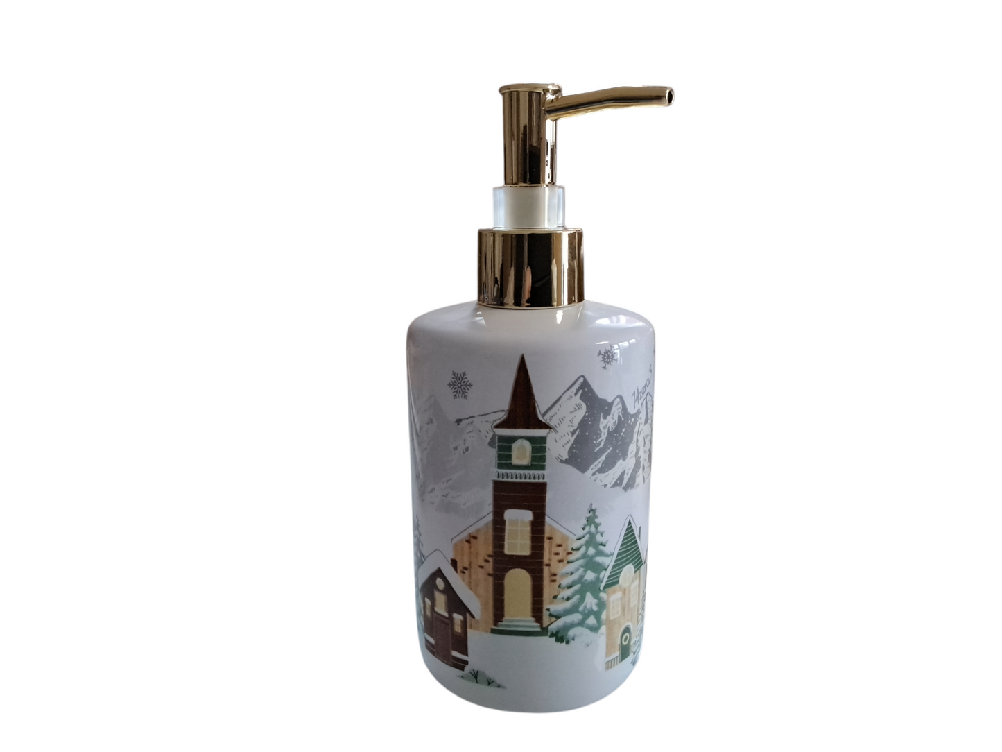 Dispenser per sapone in ceramica