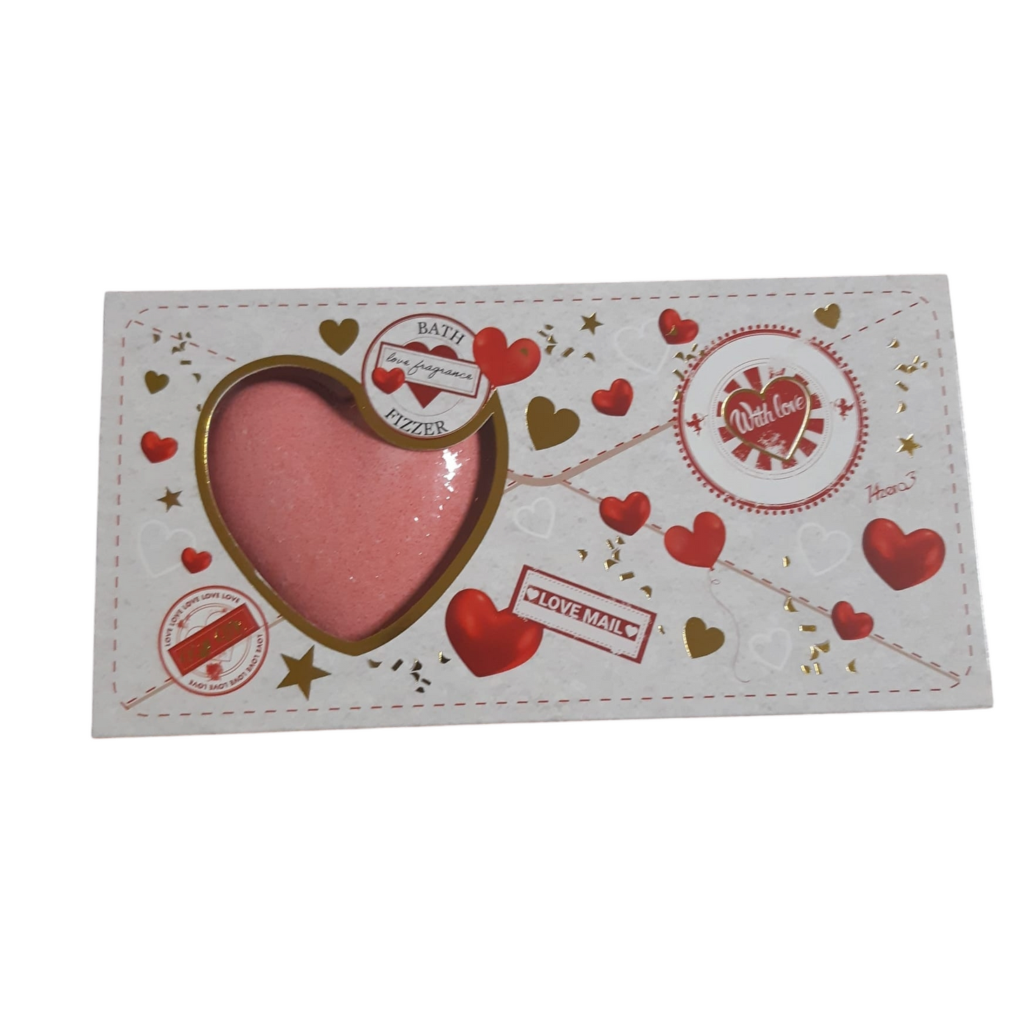 Bombe da bagno a cuore