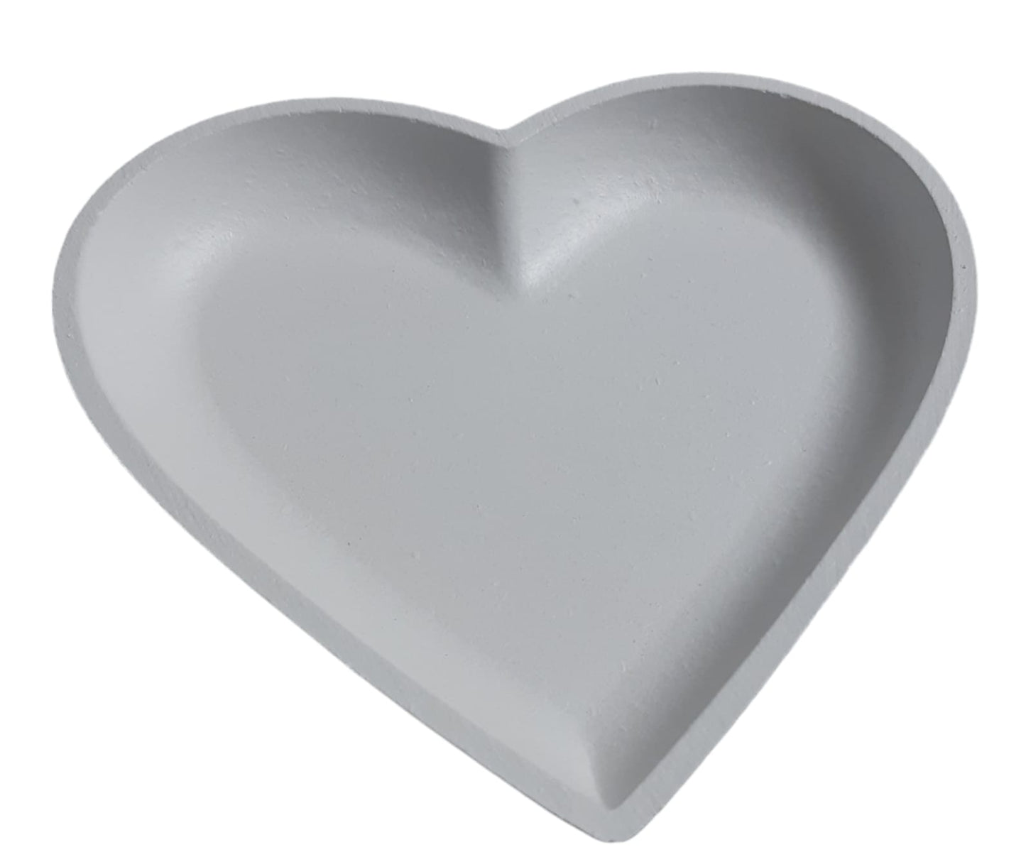 Vassoio in legno a forma di cuore bianco o rosso